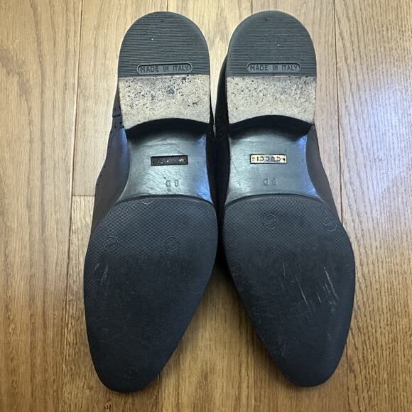 Gucci Mens 8 Brown Leather Tassel Designer Dress Slip On Italian Loafers Shoes - Picture 9 of 13